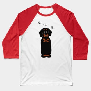 NAMASTE Dachshund Baseball T-Shirt